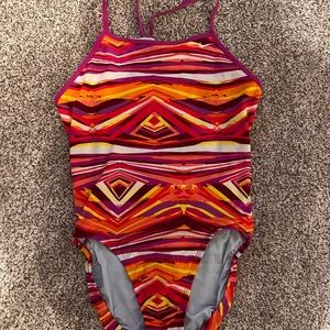 Nike one piece swim suit